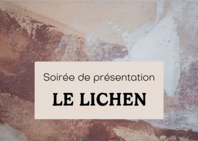 Soirée de présentation du Lichen et de sa revue